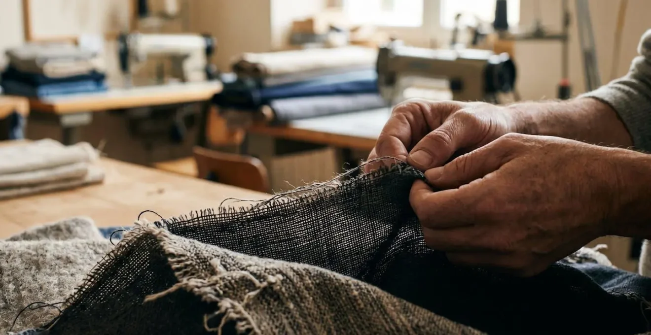 Atelier français de transformation de textiles événementiels en nouveaux objets durables