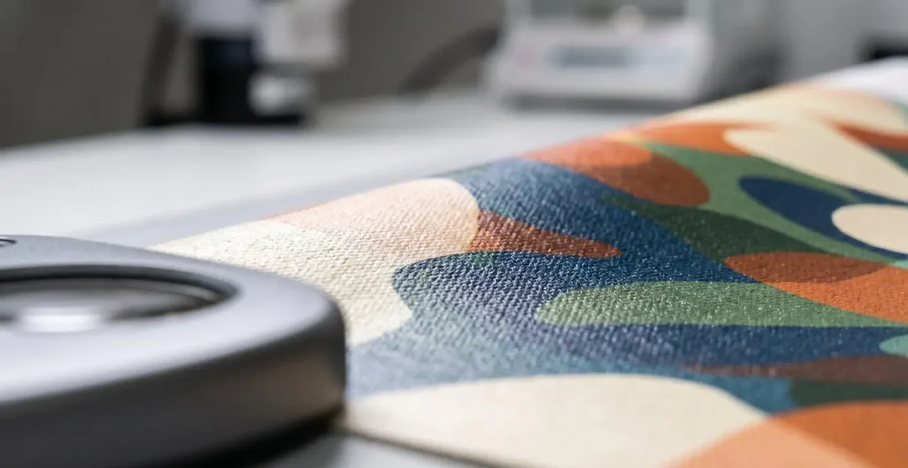 Inspection minutieuse de la conformité d'une impression décorative pour environnement enfant selon les normes de sécurité